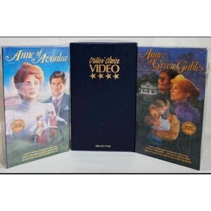 Disney Anne of Green Gables & Ann Of Avonlea 4 VHS Box Set New Factory Sealed